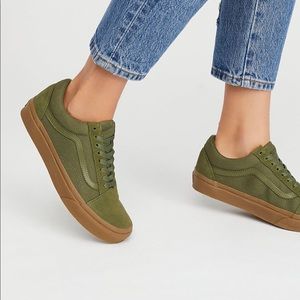 Green Old Skool Vans